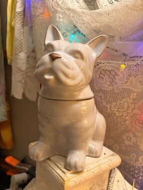 🐾 WOW! Cravings by Chrissy Teigen French Bulldog Cookie Jar TOO CUTE! Collector!